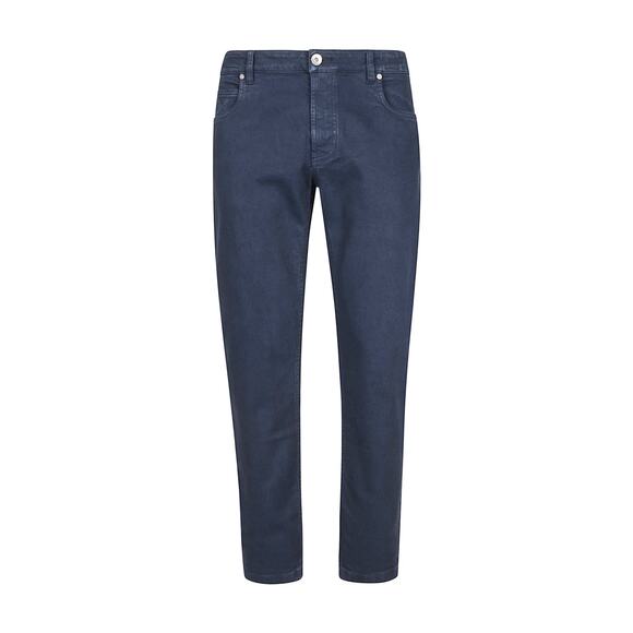 Eleventy Men’s Navy Blue Slim Fit Italian Pants Size 32 - Picture 1 of 10